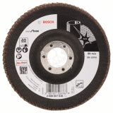 Круг шлифовальный лепестковый для нержавеющей стали 125мм K40 Best for Inox 2608607638 BOSCH