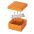 Коробка пластиковая FS с гладкими стенками и клеммниками  IP56 100х100х50мм  6р  450V 6A  4мм.кв FSB10604 DKC