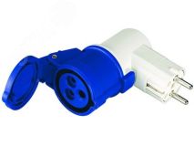 Переходник для труб 16A(2P+E) 250В>16A 3P 230В DIS610379 DKC
