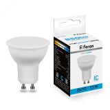 Лампа светодиодная LED 11вт 230в GU10 дневной 38142 FERON