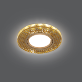 Светильник встраиваемый ДВО под лампу 2700К IP20 d95х25 мм монт d65 мм Backlight Gauss BL078 GAUSS