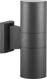 Светильник НБУ-2х60w вверх/вниз Е27 IP54 серый 06295 FERON
