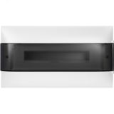 Practibox S Пластиковый щиток Навесной (ЩРн-П) 1X18 Дымчатая дверь 137616 Legrand