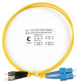 Шнур оптический duplex 1м SC-FC 9/125 sm LSZH 7534c Cabeus