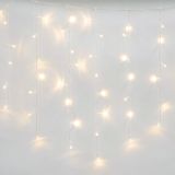 Бахрома светодиодная 20м ULD-B20007-480/DTA/RC WARM WHITE IP44 С пультом 480 светодиодов Теплый белый свет Провод прозрачный UL-00008560  Uniel