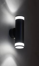 LIGHTING Светильник 4009 накладной настенный под лампу 2хGU10 черный IEK LT-UBB0-4009-GU10-2-K02 IEK