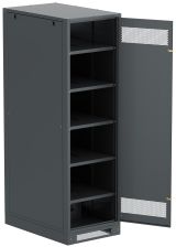 Шкаф LINEA B (пустой) 2000х600х950мм металлическая дверь черный LB05-20H69-M ITK