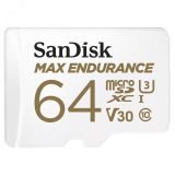 Карта памяти 64GB MicroSD MAX ENDURANCE V30, U3, SDXC, 100 МБ/с, Class 10 + адапер SD 157994 SanDisk