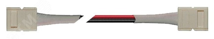 Коннектор для светодиодной ленты PLSC- 8x2/15/8x2 (2835) уп 10 шт 5009196 JazzWay