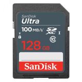 Карта памяти 128GB SD Ultra, SDXC, 100 МБ/с, Class 10 157882 SanDisk