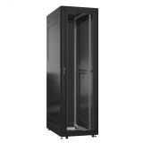 Шкаф серверный 42U 800х1000 передняя дверь: двустворчатая глухой металл IP51. задняя дверь: одностворчатая перфорированная IP20. боковые панели: глухой металл. цвет: черный RAL9005  EX 8042.9531 SYSMATRIX