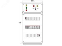 Щит управления электрообогревом DEVIBOX HR 4x2800 D330 (в комплекте с терморегулятором и датчиком температуры) DBR124 DEVIbox