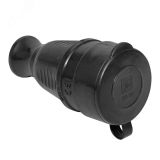 Роз. перенос. с защитной крышкой каучуковая 230В 2P+PE 16A IP44 DIY RPS-012-16-230-44-r EKF