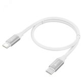 Кабель USB Type C на Type C, 0.5 м., AL белый, быстрая зарядка 1000610870 Greenconnect