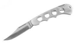 Нож складной 80 мм цельнометаллическая облегченная рукоятка 47613_z01 STAYER