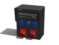Устройство распределительное настенное твердая резина IP44 63A корпус 298х370х203 00-00001867 AlpenBox