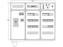 Щит управления электрообогревом DEVIBOX HR 21x4400 D850 (в комплекте с терморегулятором) DBR035 DEVIbox