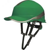 Защитная каска BASEBALL DIAMOND V UP из ABS зеленого цвета с храповым механизмом DIAM5UPVEFL Delta Plus