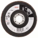 Круг шлифовальный лепестковый для нержавеющей стали 125мм K80 Best for Inox 2608607640 BOSCH