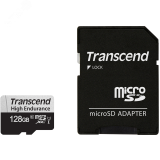 Карта памяти 128GB MicroSD 350V UHS I, SDXC, 95 МБ/с, Class 10 1000512063 Transcend