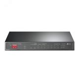 Коммутатор управляемый PoE 10 портов, 8хPoE 10/100/1000 Мб/с, 1хRJ45/SFP, 1хRJ45, 123 Вт 1000636280 TP-Link
