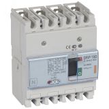 Выключатель автоматический четырехполюсный DPX3 160 80А 25кА 420054 Legrand