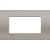 Livinglight. Рамка Air, итальянский стандарт 4 мод. Цвет ''Песчаник'' LNC4804SB Legrand
