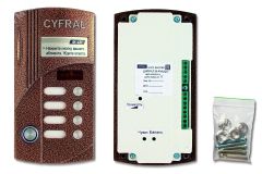 Панель вызывная видеодомофона с прямой адресацией на 4 абонента М-4М/TVC Cyfral