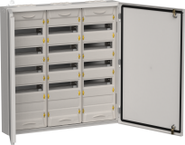 TITAN 5 Корпус металлический ЩРн-180 (3х60) 835х830х140 IP54 серый (две двери) TI5-50-N-3X060-54-7035 IEK