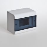 Щит распределительный навесной ЩРн-П-6 IP40 пластиковый с заземляющей шиной прозрачная дверь Тусо 68026 RUVinil