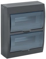 Корпус модульный пл. нав. ЩРН-П-24 черный IP41 MKP12-N-24-41-K02 IEK