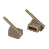 Комплект заглушек SL-MINI-SHELF-H9 OLIVE GREY (Arlight, Пластик) 038811 Arlight