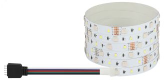 Светодиодная лента LS5050-14,4-60-12-RGB+W(6500)-IP20-1 year-5м RGB+холодный белый 5м Б0059911 ЭРА