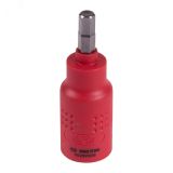 Насадка (бита) торцевая диэлектрическая 3/8'' HEX 6 мм L = 65 мм 3025VE06 King Tony