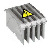 Viking Крышка защитная шаг46мм 4х-клеммный блок 039489 Legrand