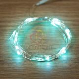 Гирлянда Роса, 2 м, 20 диодов, бирюзовый, тонкий батарейный блок 303-004 Neon-Night