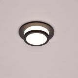 Встраиваемый светильник алюминиевый KL89 BK MR16/GU5.3 черный Б0054357 ЭРА
