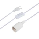 Светильник для растений FITO-Holder E27 3м с проводом и выключателем для фитоламп с цоколем Е27 Б0061585 ЭРА