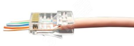 Разъем легкой оконцовки RJ-45 (8P8C) 403341 Hyperline
