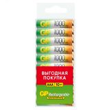 Аккумулятор перезаряжаемый GP 100AAAHC AAA емкости 930 10 шт. в пластиковом боксе 18335 GP