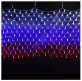 Гирлянда-сетка Триколор 150х90см, 240 LED, IP20, NTLD240-RT 4690601032614 JazzWay