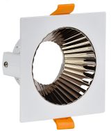 LIGHTING Светильник 4109 встраиваемый поворотный под лампу GU10 белый/шоколад пластик IEK LT-UVB0-4109-GU10-1-K30 IEK