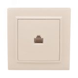 Розетка RJ-45 одноместная СП бежевый Минск ERK01-035-20 EKF