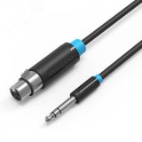 Аудио кабель Jack 6.5 M на XLR F, 1.5 м. 1000646806 Vention