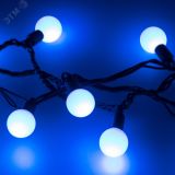 Гирлянда светодиодная декоративная ARD-BALL-CLASSIC-D23-10000-BLACK-80LED BLUE (230V, 3.5W) (ARDCL, IP65) 025600 Arlight
