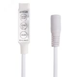 Мини контроллер LED с разъемом 5,5х2,1 мм 72/144 W, 3 кнопки, 12 V/24 V 143-106 REXANT