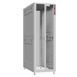 Шкаф серверный 42U 800х1070 передняя дверь: двустворчатая перфорированная IP20. задняя дверь: одностворчатая глухой металл IP51. боковые панели: глухой металл. цвет: серый RAL7035  NS 8142.7421 SYSMATRIX