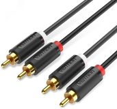 Кабель аудио 2RCA M на 2RCA M, 3 м. 1000693834 Vention