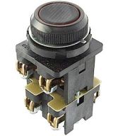 КЕ-012 У3 исп.4, черный, 1з+3р, цилиндр, IP40, 10А, 660В, выключатель кнопочный  (ЭТ) ET529310 Электротехник