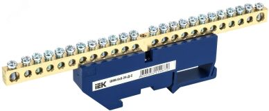 Шина нулевая на DIN-изолятор ШНИ-6х9-24-Д-С YNN10-69-24D-K07 IEK